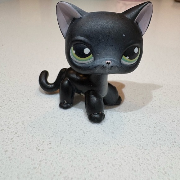 Black Cat Green Eyes Littlest Pet Shop - Picture 4 of 5